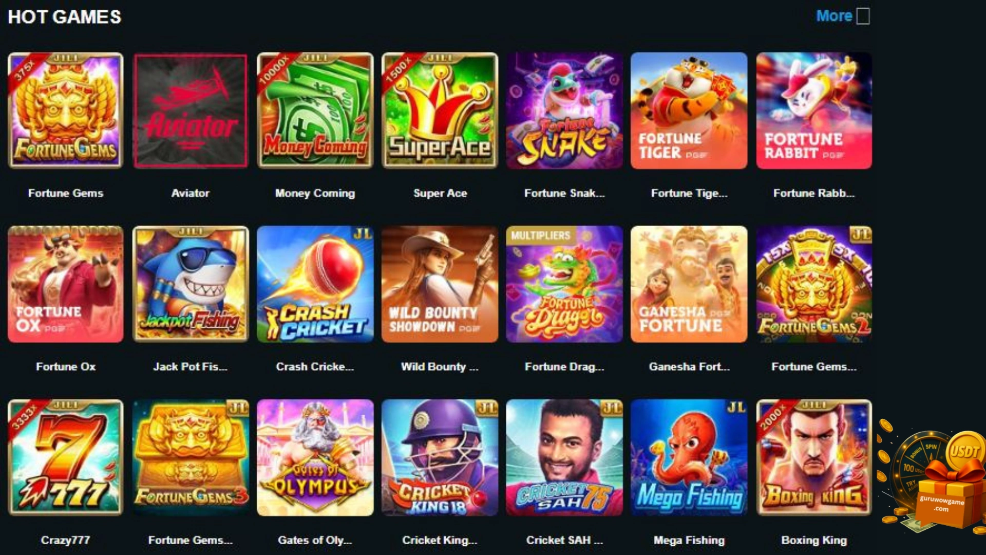 guruwow hot games